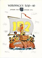 Miniposter 5 jaar Veronica Top 40 1965-1970, Ophalen of Verzenden, Zo goed als nieuw, Film, Tv of Omroep