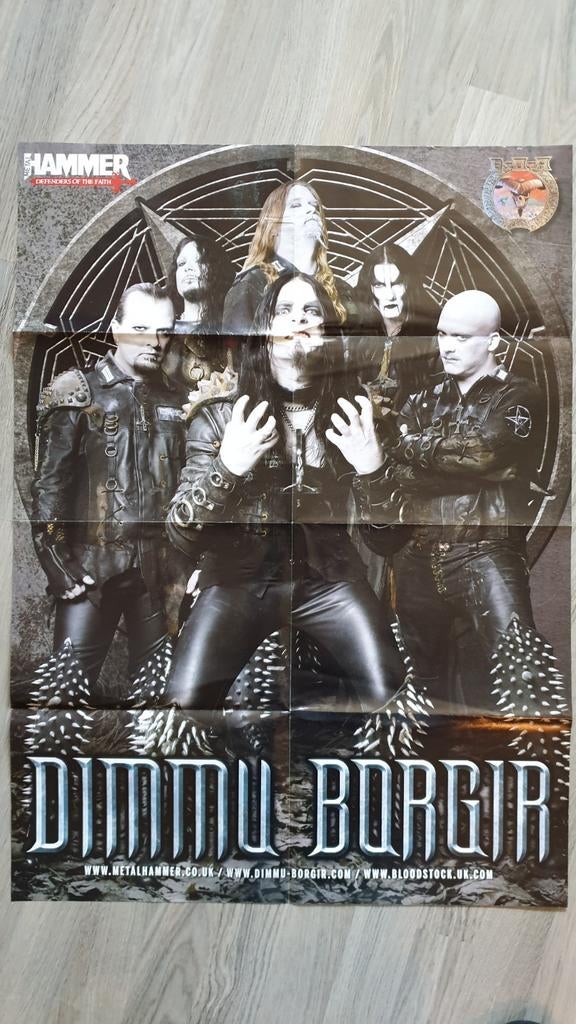 Poster Dimmu Borgir metal, Ophalen of Verzenden, Nieuw, Deurposter of groter, Muziek