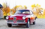 Alfa Romeo Giulietta 1.3 Sprint 1960 Rood, Auto's, Alfa Romeo, Achterwielaandrijving, 4 cilinders, Leder, Overige kleuren