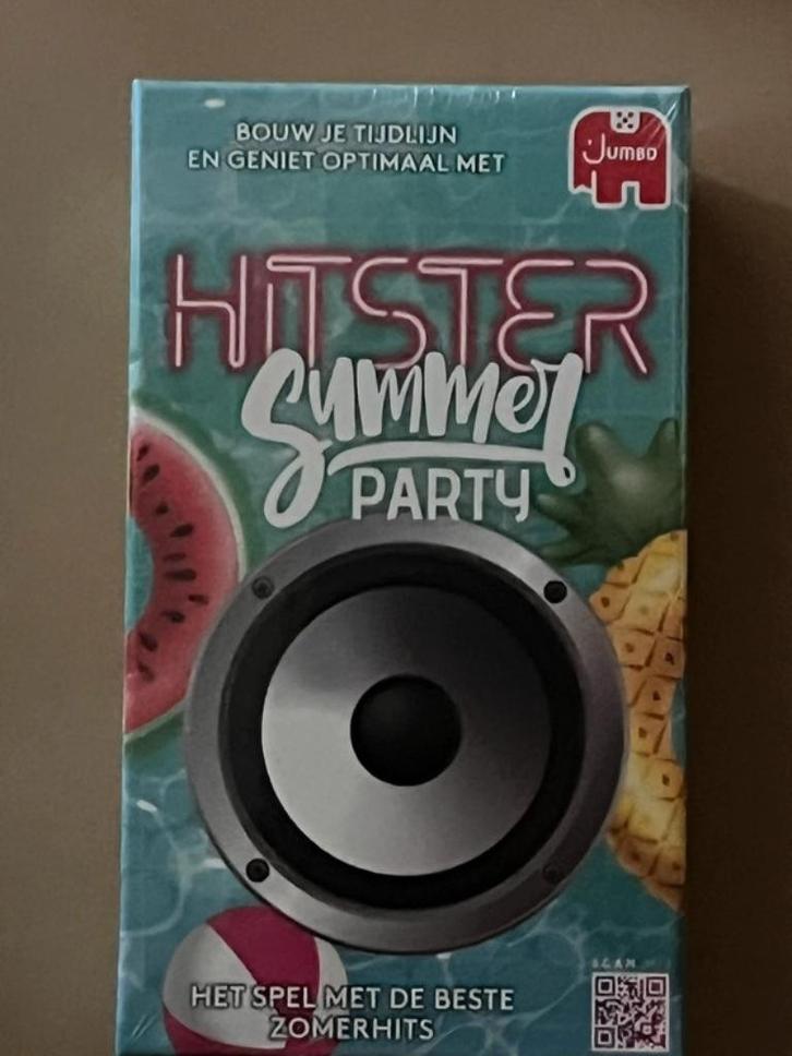 HITSTER summerparty, Hobby en Vrije tijd, Gezelschapsspellen | Kaartspellen, Nieuw, Een of twee spelers, Drie of vier spelers