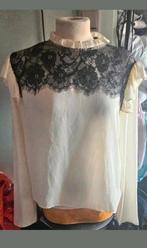 Zara crèmekleurige blouse, Zara, Ophalen of Verzenden, Zo goed als nieuw, Maat 42/44 (L)