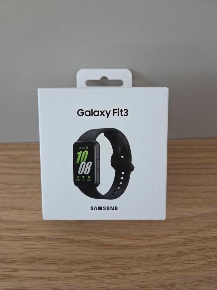 Samsung Galaxy Fit 3 - Nieuw in ongeopende doos - Zwart, Sieraden, Tassen en Uiterlijk, Activity trackers, Nieuw, Android, Zwart