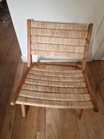 HKliving Lounge chair teak, Huis en Inrichting, Stoelen, Ophalen, Bruin, Zo goed als nieuw, Eén