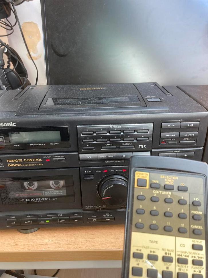 Panasoni rx-ds668 ghettoblaster vintage, Audio, Tv en Foto, Radio's, Zo goed als nieuw, Ophalen