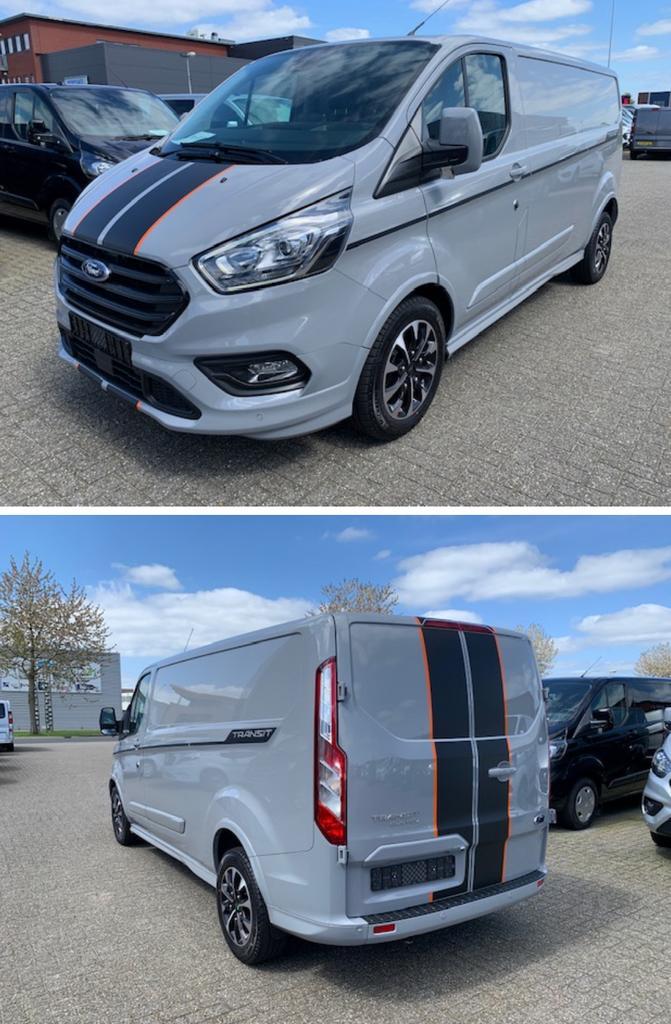 Ford Transit Custom GB 2.0 Tdci 170PK 320 L2h1 Automaat 2023, Auto's, Bestelauto's, Particulier, Ford, Diesel, Automaat, Origineel Nederlands