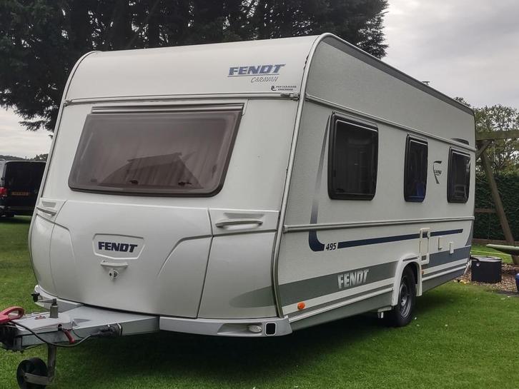Fendt Saphir 495 SG/( 2 enkele bedden)Mover, B.J. 2010, Caravans en Kamperen, Caravans, Particulier, tot en met 4, 1500 - 2000 kg