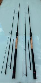 Te koop 2 stuks Daiwa Tournament PRO 10-11ft Feeders, Ophalen of Verzenden, Gebruikt, Werphengel