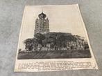 Deinum.   Verzet tegen het verwijderen van het torentje 1923, Verzamelen, Ansichtkaarten | Nederland, Ophalen of Verzenden