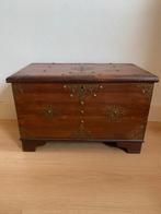 Art Deco Houten Kist, Ophalen, Gebruikt, 50 tot 100 cm, Minder dan 50 cm