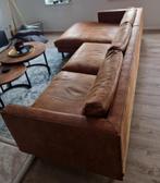 Bodilson hoekbank Chili, cognac kleur, microleder, Huis en Inrichting, Banken | Bankstellen, 300 cm of meer, Leer, 75 tot 100 cm