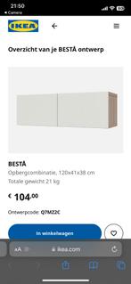 Besta Ikea wandkast, 25 tot 50 cm, Minder dan 150 cm, Ophalen of Verzenden, Zo goed als nieuw