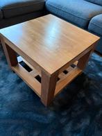 2x Teak salontafels 60x60cm, Ophalen, 50 tot 100 cm, 50 tot 100 cm, Zo goed als nieuw