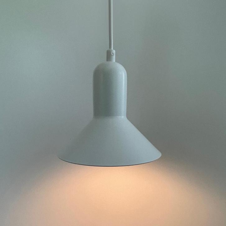 vintage Deens Design Mid Century LAMP wit metaal Confetti, Huis en Inrichting, Lampen | Hanglampen, Gebruikt, Minder dan 50 cm