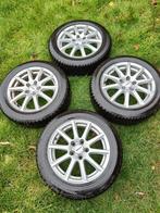 Set Lichtmetalen velgen + nieuwe winterbanden Continental, Auto-onderdelen, Banden en Velgen, Ophalen, 17 inch, 205 mm, Winterbanden