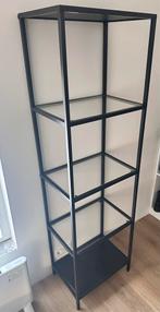 IKEA Vittsjö stellingkast - zwartbruin/glas, Ophalen, Zo goed als nieuw