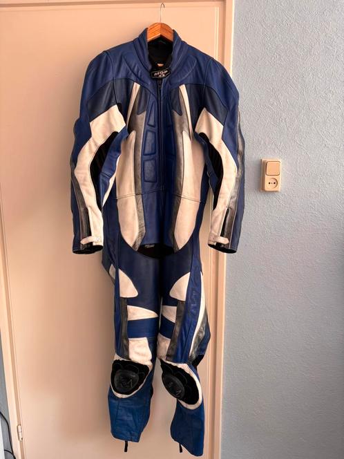️  MQP leren motorpak – maat 52 – goede staat – €100, Motoren, Kleding | Motorkleding, Overall, Tweedehands, Ophalen
