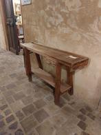 oud klein werkbankje  oude kinderwerkbank kleine sidetable, Ophalen