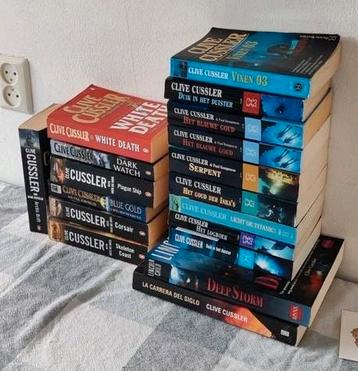 Clive Cussler nederlands en engelstalig (ruilen?) beschikbaar voor biedingen