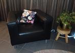 zwarte stoel, Huis en Inrichting, Banken | Sofa's en Chaises Longues, Ophalen, Gebruikt, Eenpersoons, Minder dan 150 cm