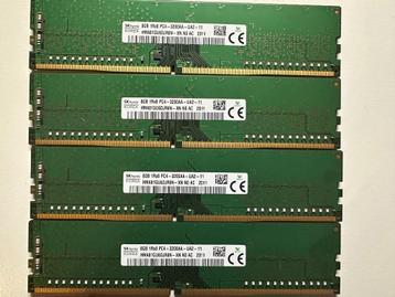 SK HYNIX DDR4 DIMM 32GB (4x8GB) 3200Mhz beschikbaar voor biedingen