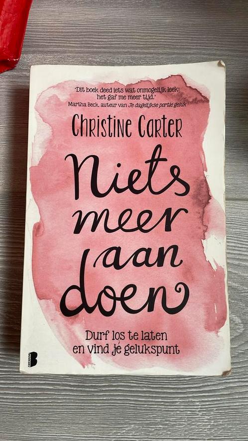 Christine Carter - Niets meer aan doen, Boeken, Psychologie, Zo goed als nieuw, Verzenden