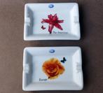 Asbakjes bloemen Europe The Americas roos lelie vlinders, Verzamelen, Merken en Reclamevoorwerpen, Ophalen of Verzenden, Gebruikt