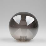 Glasbollen zilver (smoky) 10 cm, Ophalen, Zo goed als nieuw