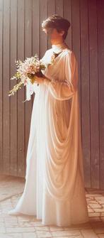 Mooie vintage trouwjurk – Griekse stijl, Ophalen, Gedragen, Wit, Trouwjurk