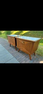 Vintage Nachtkastjes - Set van 2