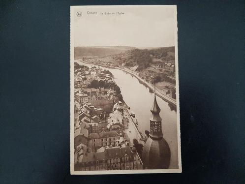 Dinant, kerktoren, zicht op rivier, mooie stempel 1934, Verzamelen, Ansichtkaarten | België, Gelopen, Namen, 1920 tot 1940, Verzenden