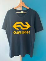 NS Gay Pride T-shirt XXL - 1x Gedragen, Ophalen of Verzenden, Gedragen, Maat 56/58 (XL), Blauw