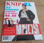 Knip XL Knipmode grote maten maat 46 t/m 58 voorjaar 2004, Verzenden, Zo goed als nieuw, Vrouw, Knipmode