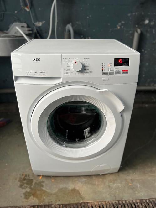 AEG 6000 SERIES 8KG A+++ 1400RPM WASMACHINE ZGAN 2024!, Witgoed en Apparatuur, Wasmachines, Zo goed als nieuw, 8 tot 10 kg, Minder dan 85 cm