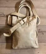 Fred de la Bretoniere tas Shabbies creme leer groot zgan, Verzenden, Zo goed als nieuw, Beige, Schoudertasje