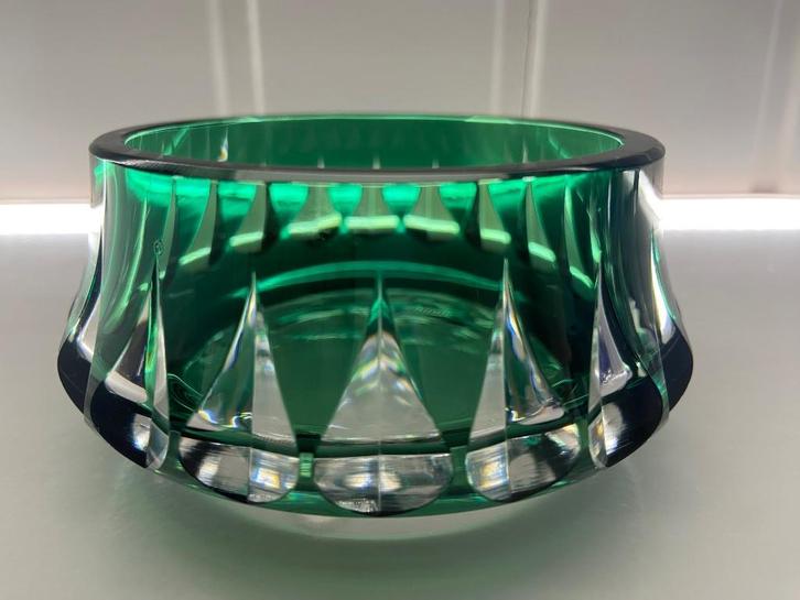 Leuk snoepdoosje / bonbonnière Val Saint Lambert  !, Antiek en Kunst, Antiek | Glas en Kristal, Ophalen of Verzenden