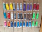 Acrylverf 33 tubes, meeste nieuw! €15,-, Hobby en Vrije tijd, Ophalen, Nieuw, Acrylverf