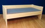 Massief houten bed zonder lades of 3 ruime laden, 85 tot 100 cm, Nieuw, Ophalen of Verzenden, Matras