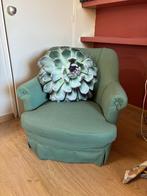Groene stoel/fauteuil, Ophalen, Gebruikt, 75 tot 100 cm, 50 tot 75 cm
