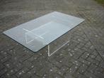 Vintage salontafel jaren 70 plexiglas/ glazen blad