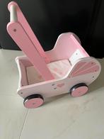 Leuk houten kinderwagen, Kinderen en Baby's, Speelgoed | Houten speelgoed, Ophalen, Zo goed als nieuw, Overige typen