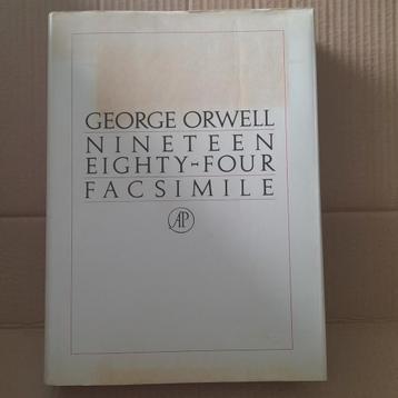 George Orwell Nineteen eighty-four facsimile  beschikbaar voor biedingen