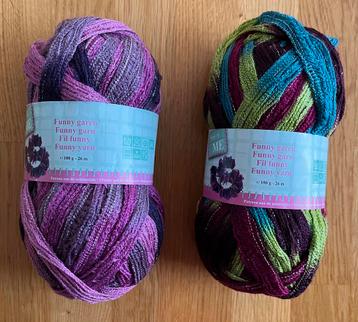 NIEUW! Sjaaltjes lint garen 2 bolletjes beschikbaar voor biedingen