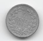Nederland 5 cent 1862 KM# 91, Postzegels en Munten, Munten | Nederland, Koning Willem III, Verzenden, Zilver, Losse munt