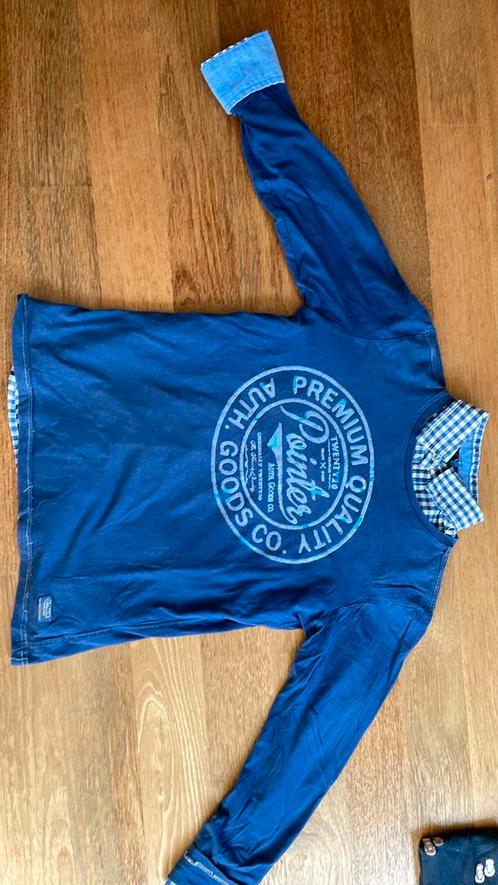 Pointer longsleeve en blouse (164), Kinderen en Baby's, Kinderkleding | Maat 164, Zo goed als nieuw, Jongen, Ophalen of Verzenden