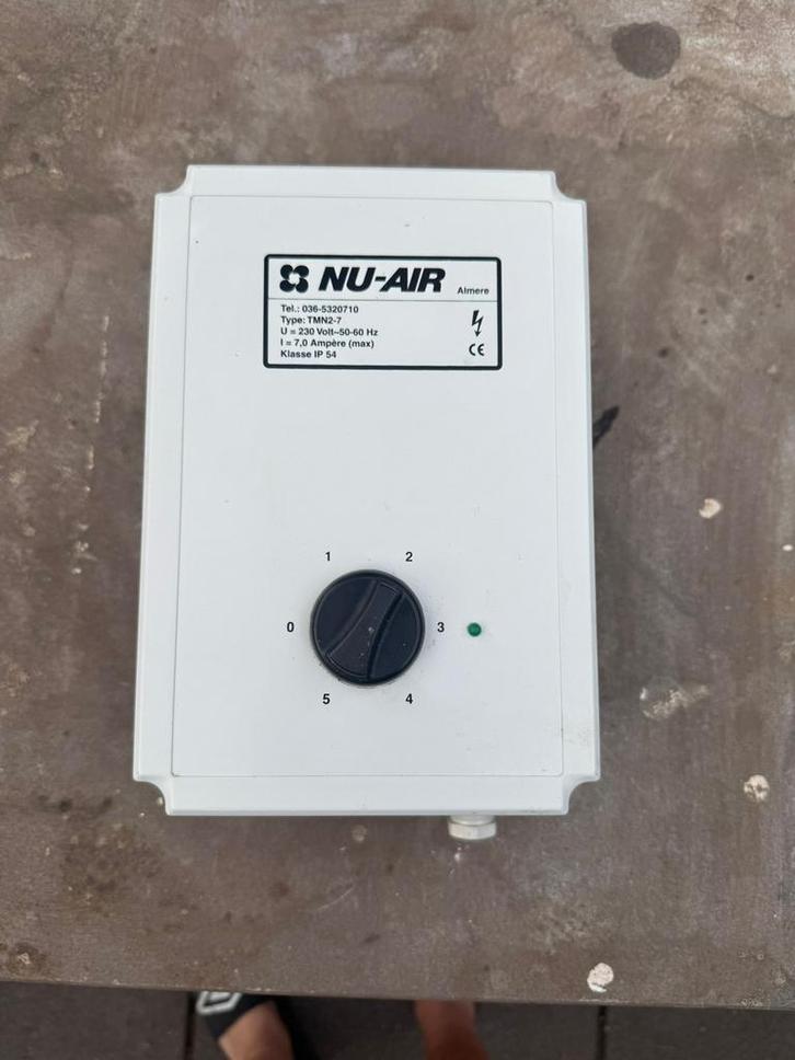 REGELAAR TMN2 7AMPERE/230v, Doe-het-zelf en Verbouw, Ventilatie en Afzuiging, Zo goed als nieuw, Ophalen of Verzenden