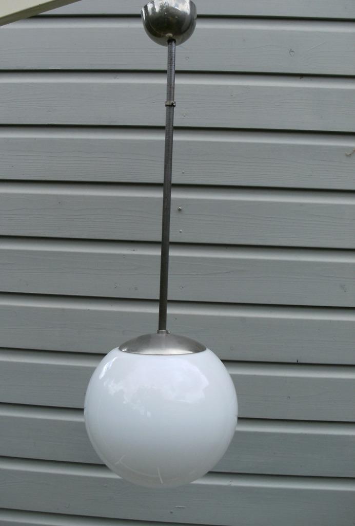 Vintage schoollamp, Antiek en Kunst, Antiek | Lampen, Ophalen of Verzenden