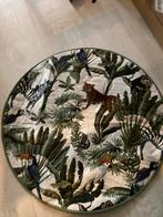 Rond vloerkleed met jungle print, Ophalen of Verzenden, Zo goed als nieuw