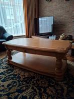 Salontafel  eiken met een laadje, 100 tot 150 cm, Minder dan 50 cm, Rechthoekig, 50 tot 100 cm