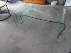 Design salontafel glas, Ophalen, 100 tot 150 cm, Design, 50 tot 100 cm