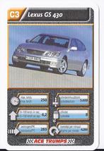 Kw1361 autokaartje c3 lexus gs 430, Ophalen of Verzenden, Zo goed als nieuw, Auto's